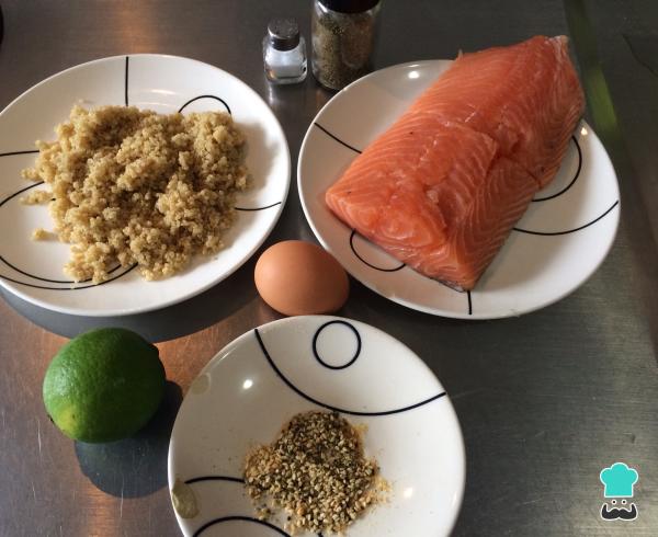 Recette Saumon au quinoa - Étape 1