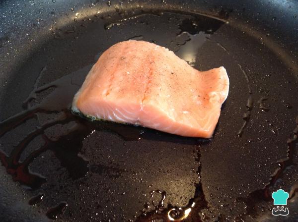 Recette Saumon au pesto - Étape 6