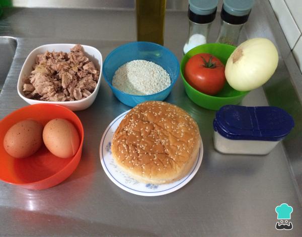 Recette de Burgers de thon légers - Étape 1