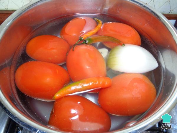 Recette Chorizo ​​​​à l'oeuf en sauce rouge - Étape 2