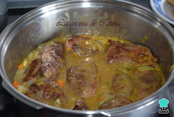 Recette de Joues de Porc Mijotées dans une Casserole Rapide - Étape 4