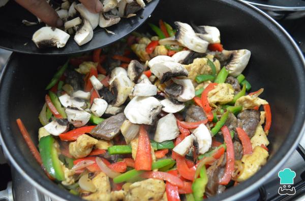 Recette de fajitas mexicaines mélangées - Étape 11