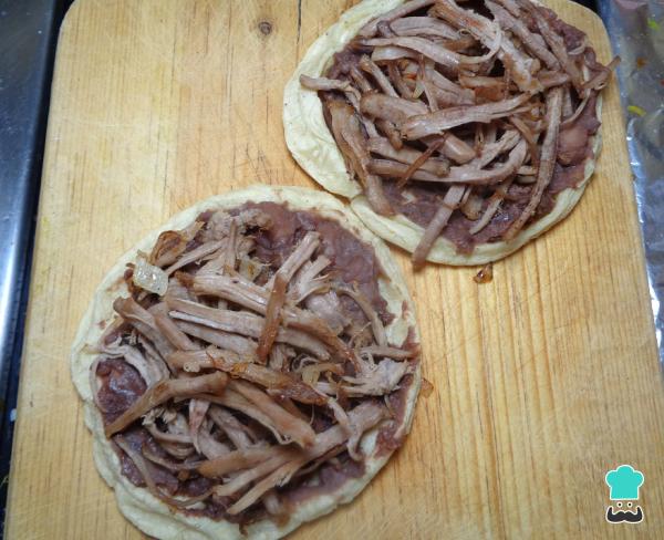 Recette de Sopes au bœuf râpé - Étape 8
