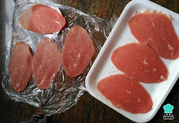 Recette de Cordon Bleu de Boeuf - Étape 1