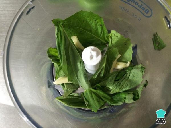 Recette de nouilles au pesto - Étape 1