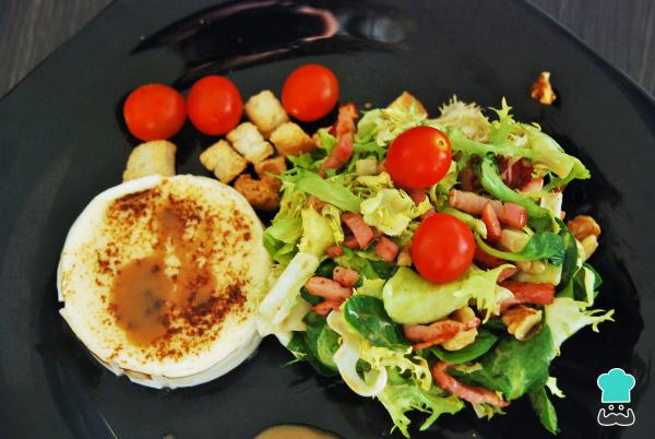 Recette de salade au chèvre et bacon - Étape 6