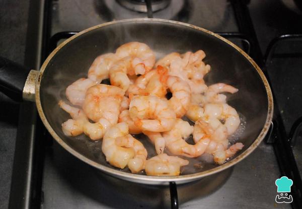 Recette de salade de crevettes - Étape 2