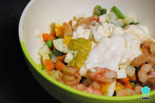 Recette de salade de crevettes - Étape 4