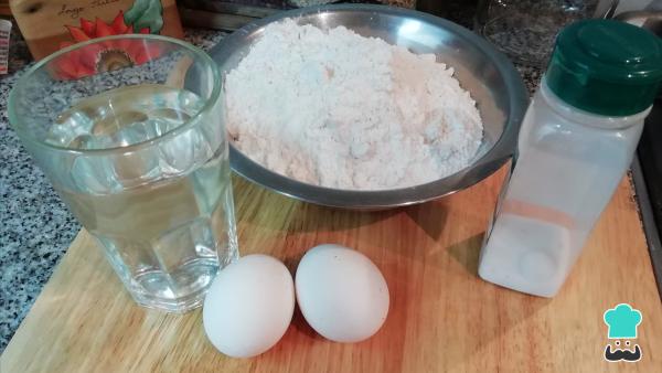 Recette de pâte pour sorrentinos maison - Étape 1