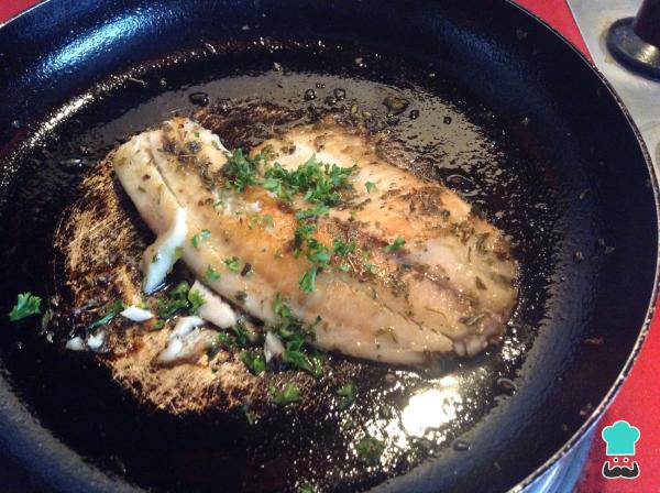 Recette de bar grillé - Étape 3