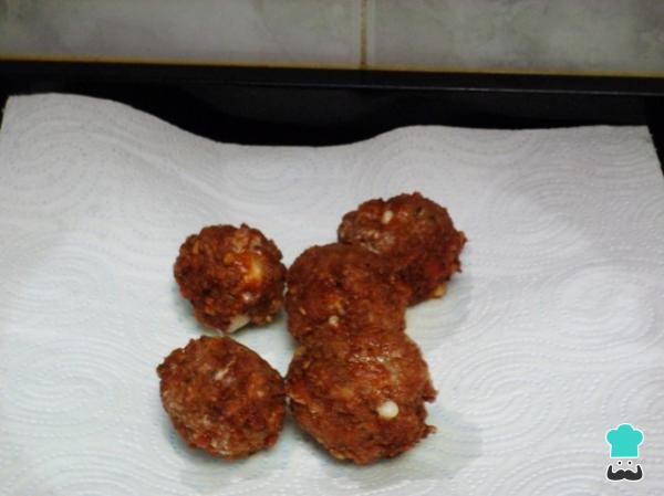 Recette de Boulettes de viande farcies à la mozzarella - Étape 5