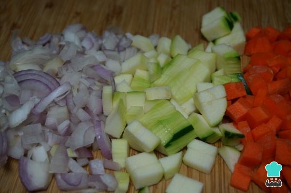 Recette de Macaroni aux légumes - Étape 2