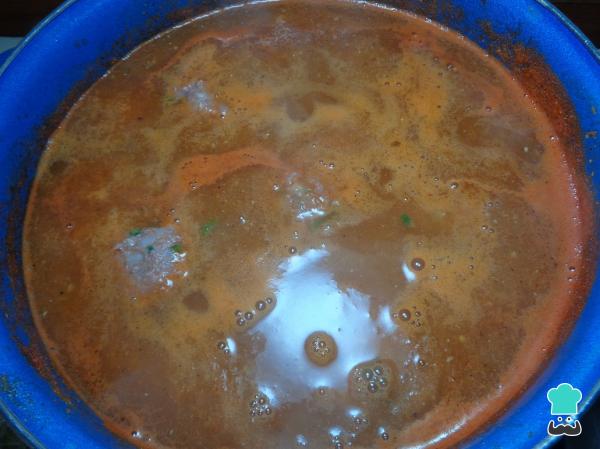 Recette de Boulettes de viande au bouillon chipotle - Étape 9