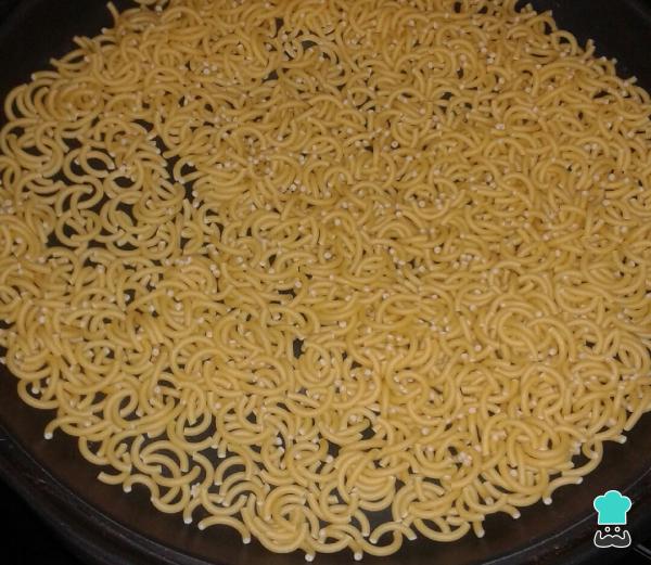 Recette Fideuá aux calamars - Étape 2