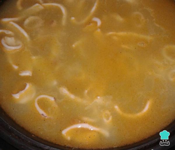 Recette Fideuá aux calamars - Étape 7