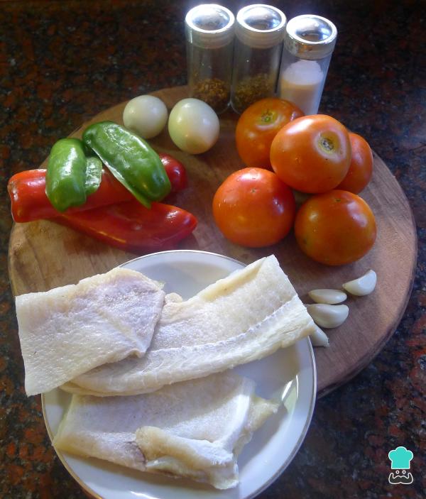 Recette de Morue à la Riojana - Étape 1