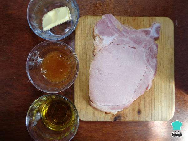 Recette de Côtelettes de porc au four avec du miel - Étape 1