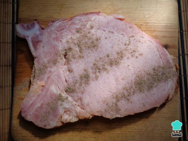 Recette de Côtelettes de porc au miel - Étape 2