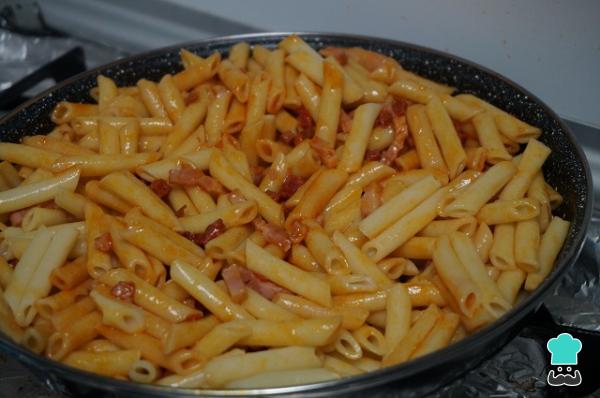 Recette Macaroni au chorizo ​​et bacon - Étape 7