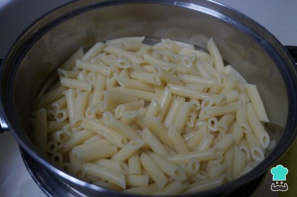 Recette Macaroni au chorizo ​​et bacon - Étape 6