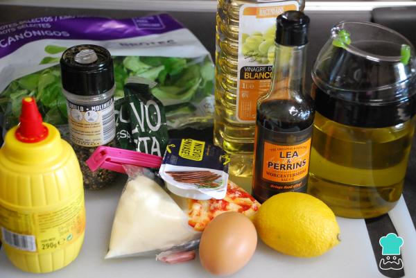 Recette de salade César au cresson - Étape 1