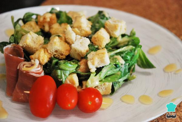 Recette de salade César au cresson - Étape 5