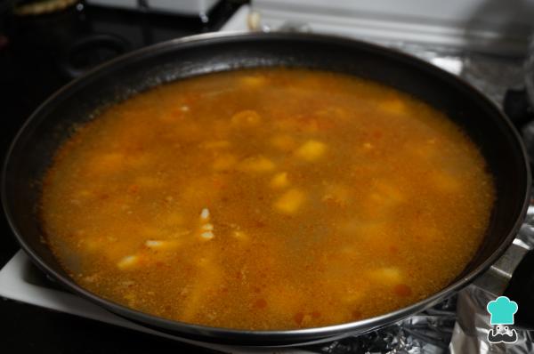 Recette Fideuá aux seiches et crevettes - Étape 5