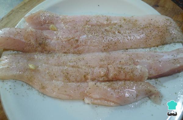 Recette de Merlu pané au four - Étape 2