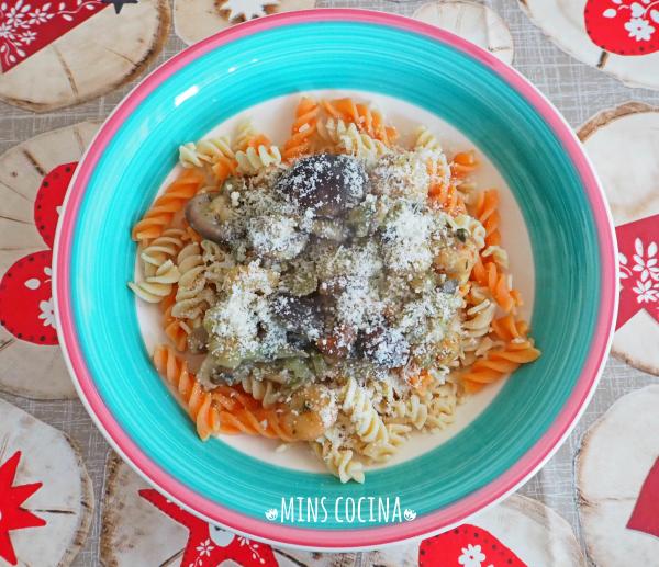 Recette Spirales aux champignons et crevettes (sans gluten) - Étape 5