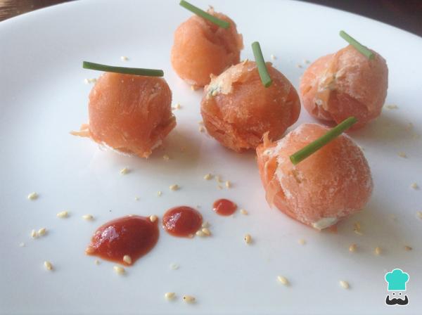 Recette de bonbons au saumon