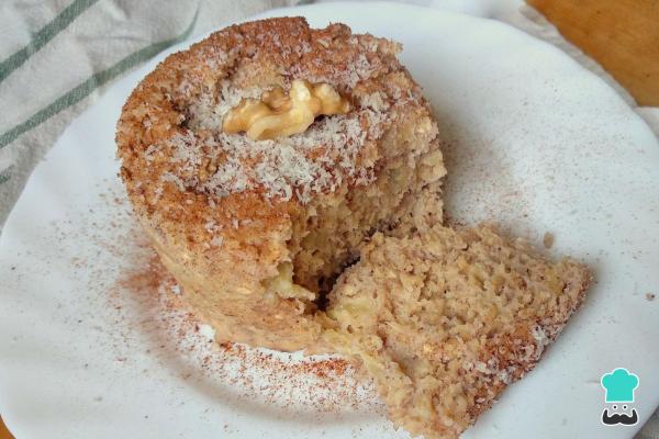 Recette de gâteau aux flocons d'avoine au micro-ondes