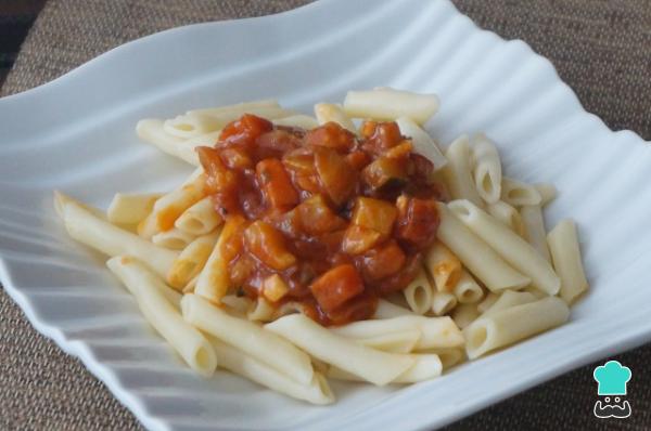 Recette de macaroni aux légumes