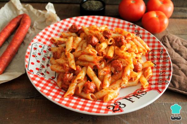 Recette de macaronis à la chistorra