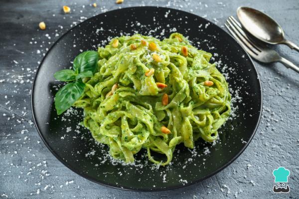 Recette de nouilles au pesto