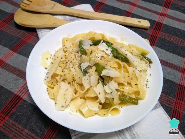 Recette de pâtes aux asperges