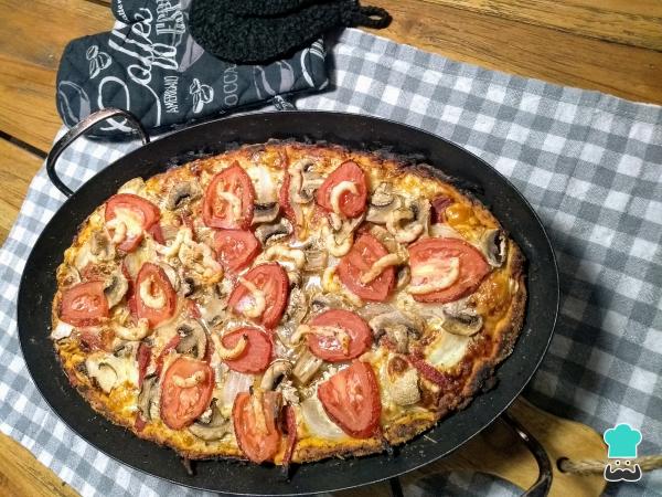 Recette de pizza aux crevettes
