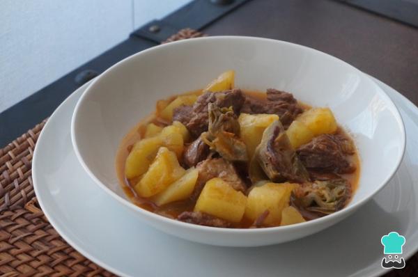 Recette de ragoût de bœuf aux artichauts