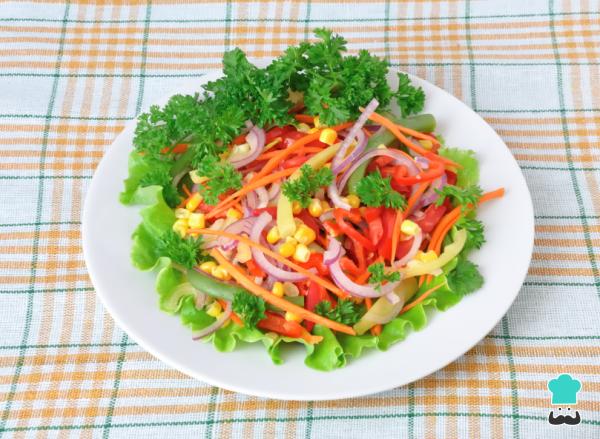 Recette de salade à la sauce soja