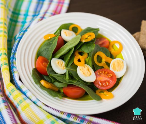 Recette de salade d'épinards frais