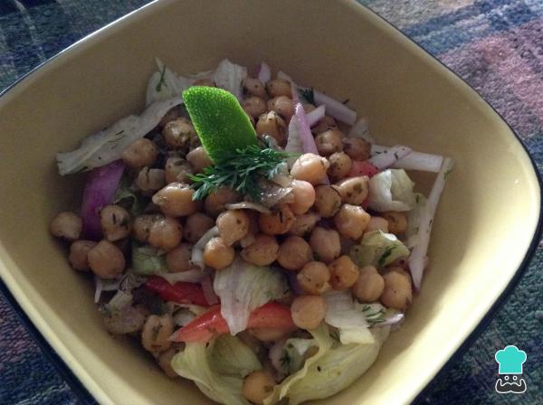 Recette de salade de pois chiches et citron