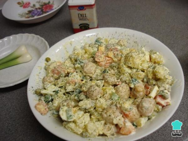 Recette de salade de pommes de terre et de pâtes