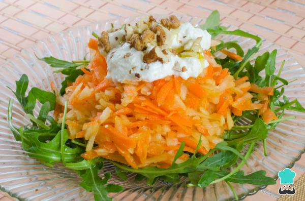 Recette de salade de pommes vertes et de fromage