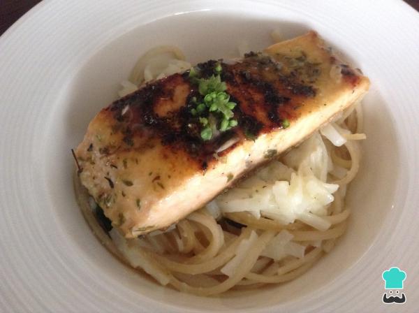 Recette de saumon au cava