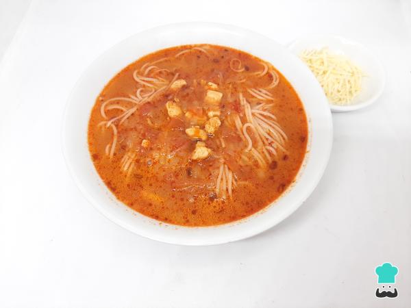 Recette de soupe minute au poulet