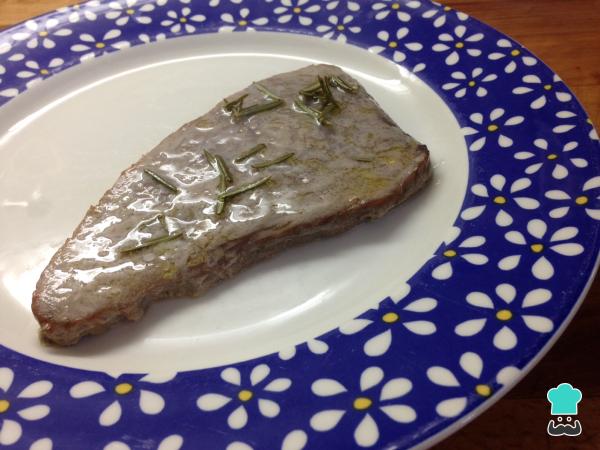 Recette de ventrèche de thon au four