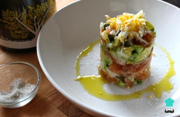 la recette Tartare de saumon fumé