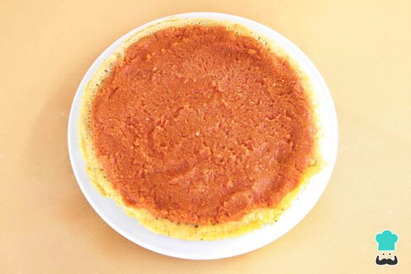 Recette de pizza à la poêle avec de la farine de pois chiches - Étape 9