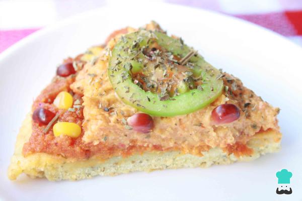 Recette de Pan Pizza avec de la farine de pois chiches - Étape 12