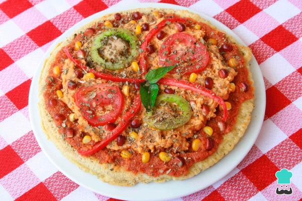 Recette de Pan Pizza avec de la farine de pois chiches - Étape 11