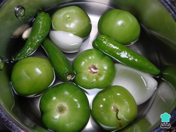 Recette de Poitrine de Bœuf à la Sauce Verte - Étape 3